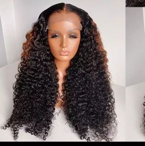Deepwave frontal lace wig with highlight